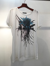 UMBRELLA Graphic T-shirts"HARMONIZE" White/Blue