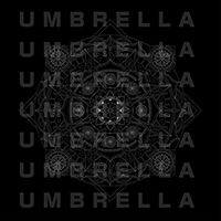 UMBRELLA Graphic BIG T-shirts"Mandala" white ver